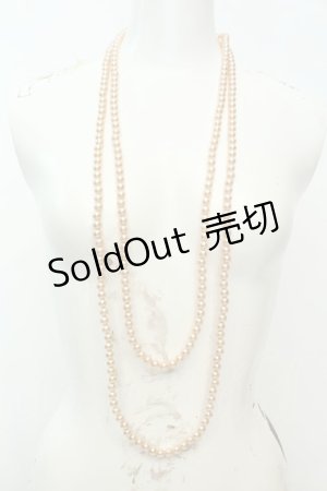 画像: axes femme / パールネックレス  ピンク O-26-02-06-1012-AX-AC-OW-OS