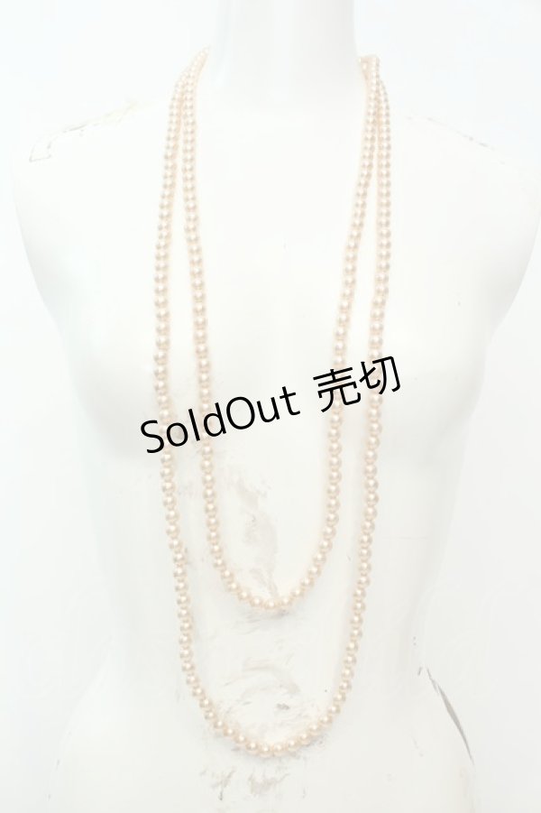 画像1: axes femme / パールネックレス  ピンク O-26-02-06-1012-AX-AC-OW-OS (1)