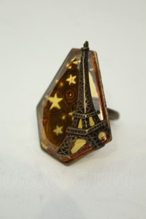 画像: axes femme / エッフェル塔モチーフリング  ゴールド O-26-02-06-1111-AX-AC-OW-OS