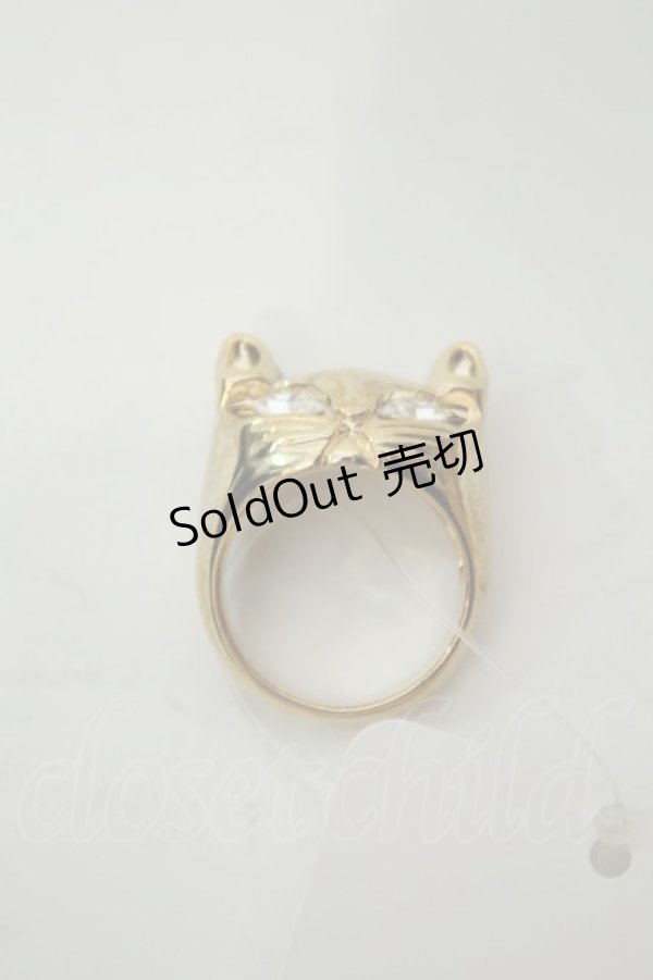 画像1: axes femme / ねこリング 9号 ゴールド O-26-02-06-1113-AX-AC-OW-OS (1)