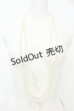 画像: axes femme / パールネックレス  シロ O-26-02-06-1013-AX-AC-OW-OS