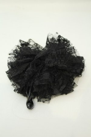 画像: axes femme / チュールモチーフバナナクリップ  クロ O-26-02-06-1127-AX-AC-OW-OS