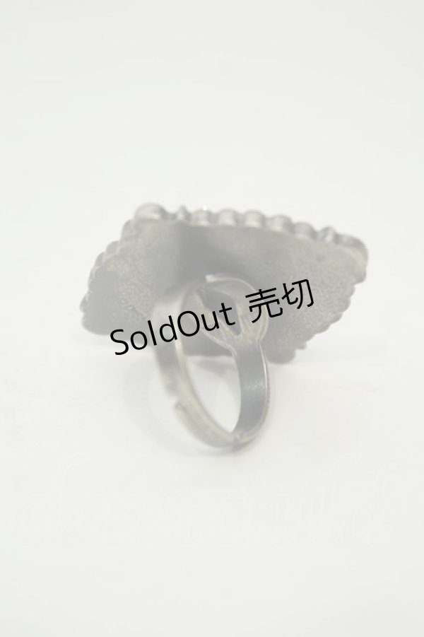 画像2: axes femme / DISNEYアリスコラボカボションリング  シルバー O-26-02-06-1130-AX-AC-OW-OS (2)