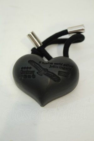 画像: E hyphen world gallery / ハート型ヘアゴム  クロ O-26-02-06-1135-LO-AC-OW-OS