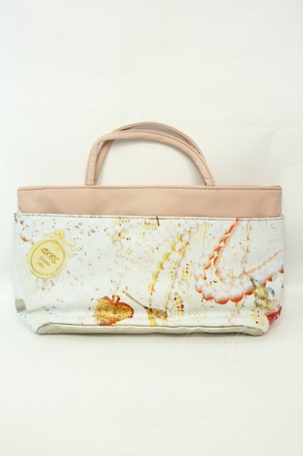 画像1: axes femme / メルヘン転写プリントBAGinBAG  ピンク O-26-02-06-1146-AX-BG-OW-OS (1)