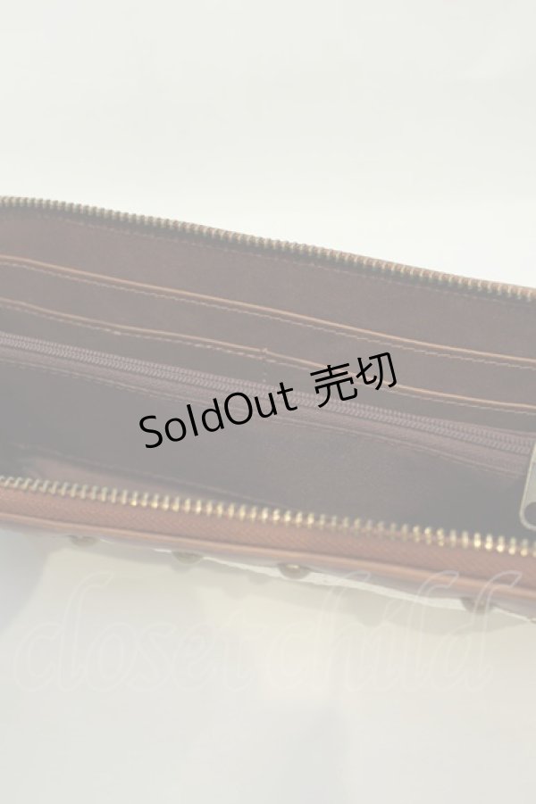 画像3: axes femme / レース使い長財布  ブラウン O-26-02-06-1155-AX-ZA-OW-OS (3)