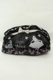画像1: axes femme / DISNEYアリスコラボポーチ  クロ O-26-02-06-1156-AX-ZA-OW-OS (1)