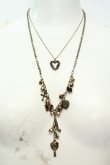 画像1: axes femme / アンティークモチーフ2連ネックレス  ゴールド O-26-02-06-1024-AX-AC-OW-OS (1)