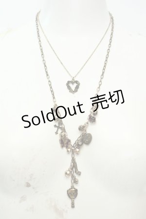 画像: axes femme / アンティークモチーフ2連ネックレス  ゴールド O-26-02-06-1024-AX-AC-OW-OS