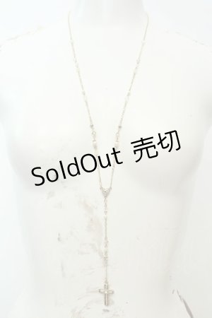 画像: axes femme / ビーズ使いロザリオネックレス  ゴールド O-26-02-06-1027-AX-AC-OW-OS