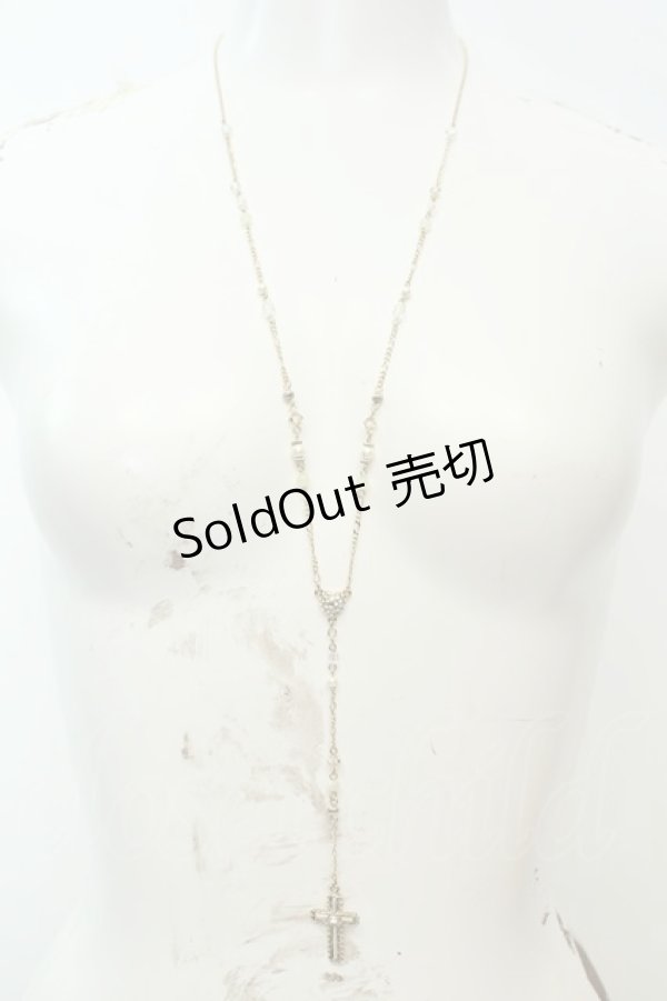 画像1: axes femme / ビーズ使いロザリオネックレス  ゴールド O-26-02-06-1027-AX-AC-OW-OS (1)