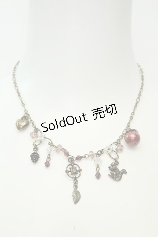 画像1: axes femme / フォレストモチーフネックレス  ゴールド O-26-02-06-1032-AX-AC-OW-OS (1)