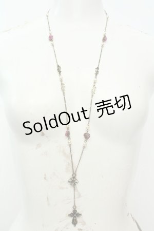 画像: axes femme / プチローズ使いロザリオネックレス  ゴールド O-26-02-06-1033-AX-AC-OW-OS