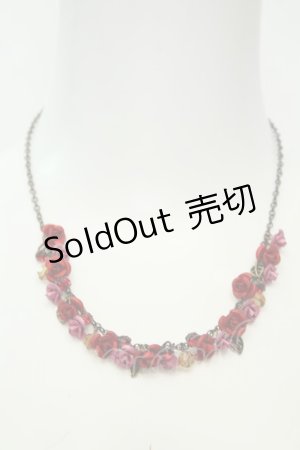 画像: axes femme / プチローズモチーフネックレス  ゴールド O-26-02-06-1036-AX-AC-OW-OS