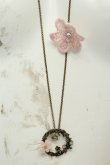 画像1: axes femme / お花＆リースモチーフネックレス  ゴールド O-26-02-06-1041-AX-AC-OW-OS (1)