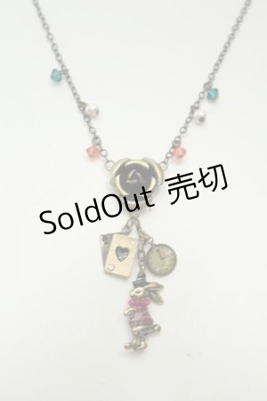 画像: axes femme / アリスうさぎネックレス  ゴールド O-26-02-06-1005-AX-AC-OW-OS