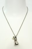 画像2: axes femme / 猫モチーフネックレス  シルバー O-26-02-06-1045-AX-AC-OW-OS (2)