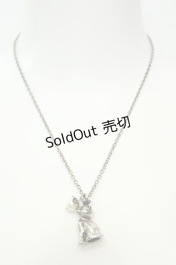 画像2: axes femme / 猫モチーフネックレス  シルバー O-26-02-06-1045-AX-AC-OW-OS (2)