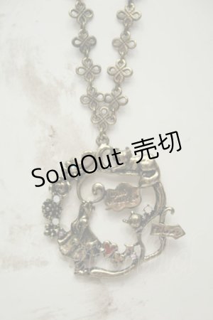 画像: axes femme / アリスとチェシャ猫ネックレス  ゴールド O-26-02-06-1046-AX-AC-OW-ZT575-F004
