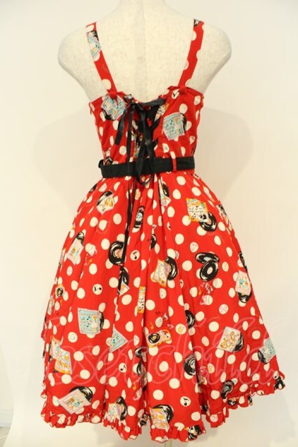 画像5: metamorphose / POP SWINGER ジャンパースカート  アカ O-26-02-06-055-ME-OP-OW-OS (5)