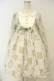 画像1: Angelic Pretty / Upside Down Story アリス ワンピース M サックス O-26-02-06-058-AP-OP-OW-OS (1)