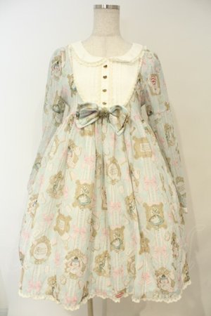 画像: Angelic Pretty / Upside Down Story アリス ワンピース M サックス O-26-02-06-058-AP-OP-OW-OS