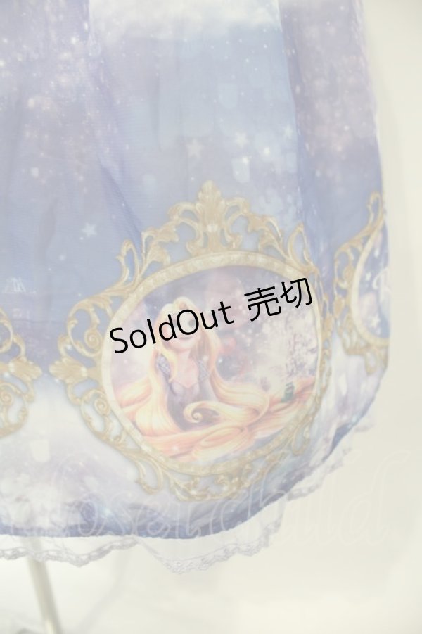 画像2: Angelic Pretty / Dreamy Luna ラプンツェルワンピース  ブルー×パープル O-26-02-06-060-AP-OP-OW-OS (2)