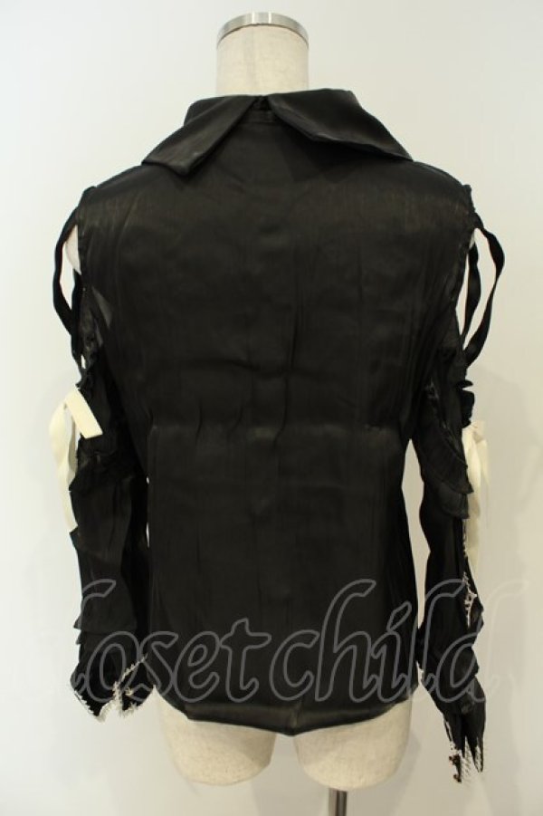 画像4: 豹了个猫（Ocelot）【海外ロリィタ】 / 神龍の詩 ブラウス XL クロ O-26-02-06-008-LO-OP-OW-OS (4)