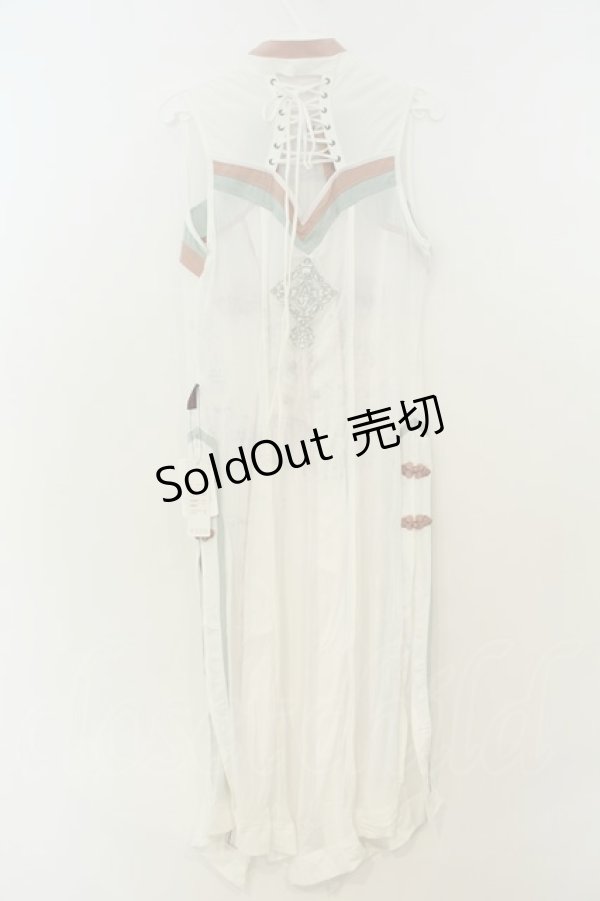 画像4: Ozz oneste / 夏チャイナジレ  ホワイト×ピンク×グリーン O-26-02-06-011-OO-OP-OW-OS (4)