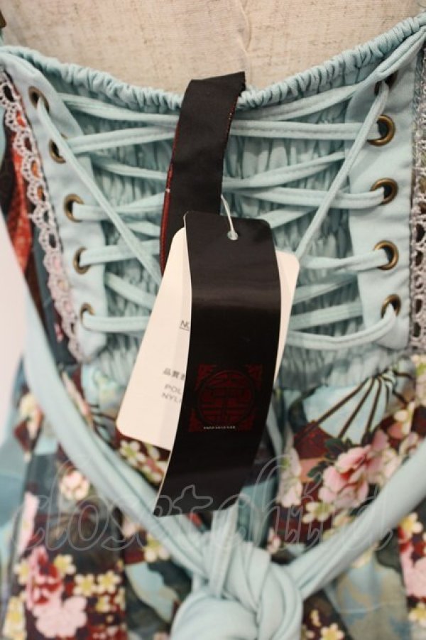 画像3: Ozz oneste / 華扇ジャンパースカート  ミントグリーン O-26-02-06-012-OO-OP-OW-OS (3)