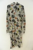 画像1: HYSTERIC GLAMOUR / MONDO PARADISE柄 ロングワンピース F グレー O-26-02-06-003-PU-OP-YM-OS (1)