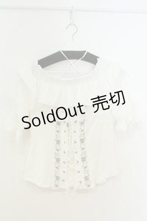 画像: Ozz oneste / Pirates Roseオフショルダープルオーバー  シロ O-26-02-06-018-OO-TO-OW-OS