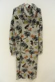 画像4: HYSTERIC GLAMOUR / MONDO PARADISE柄 ロングワンピース F グレー O-26-02-06-003-PU-OP-YM-OS (4)