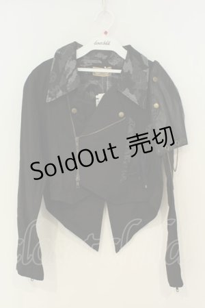 画像: STEAM / 異素材切り替えジャケット  ブラック O-26-02-06-027-HN-JA-OW-OS