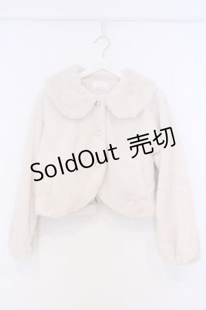 画像: m petit by misako / ショートコート L アイボリー O-26-02-07-036-LO-CO-IG-OS