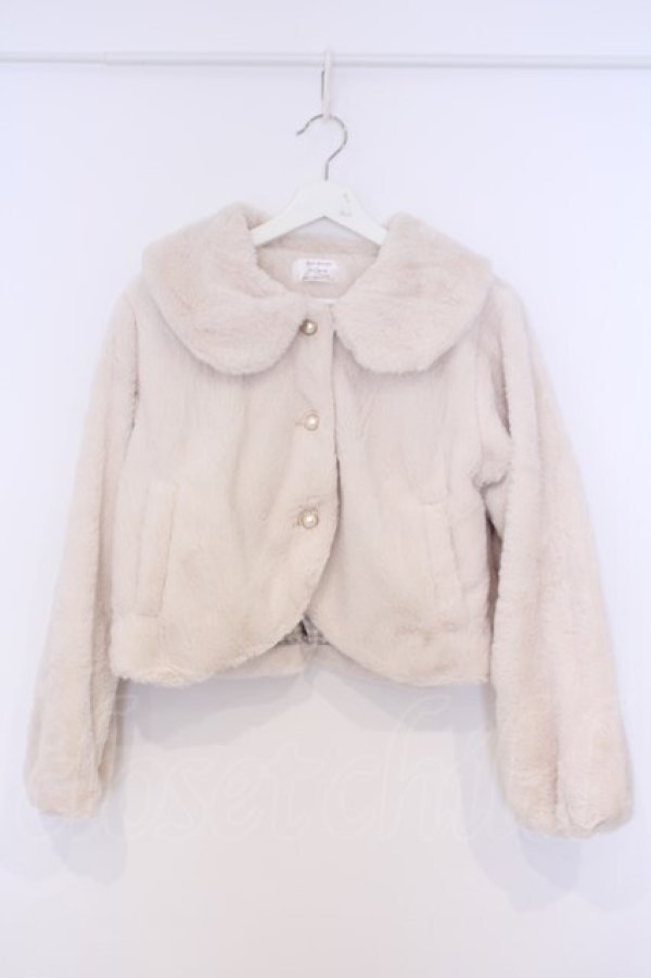 画像1: m petit by misako / ショートコート L アイボリー O-26-02-07-036-LO-CO-IG-OS (1)