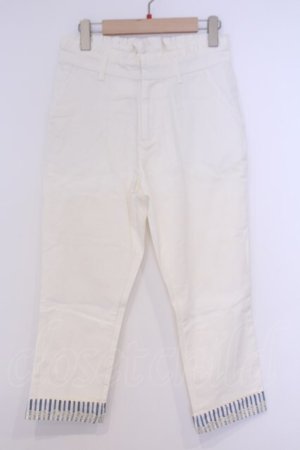 画像: axes femme / ウエストリボンチノパン L オフ O-26-02-07-041-AX-PA-IG-OS