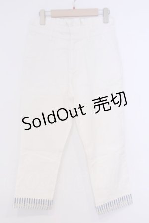 画像: axes femme / ウエストリボンチノパン L オフ O-26-02-07-041-AX-PA-IG-OS