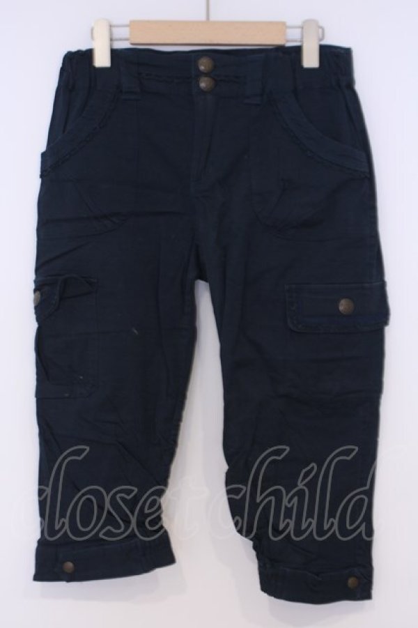 画像1: axes femme / レースアップカーゴハーフパンツ L グリーン O-26-02-07-043-AX-PA-IG-OS (1)