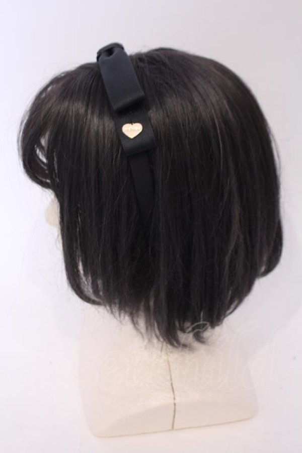 画像2: melume / リボンカチューシャ  クロ O-26-02-07-044-0-AC-YM-ZT575-F003 (2)