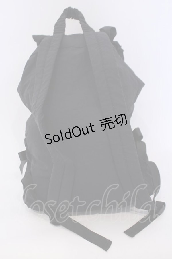 画像2: m petit by misako / TT AM リボンフラップ リュックサック  クロ O-26-02-07-051-LO-BG-YM-OS (2)