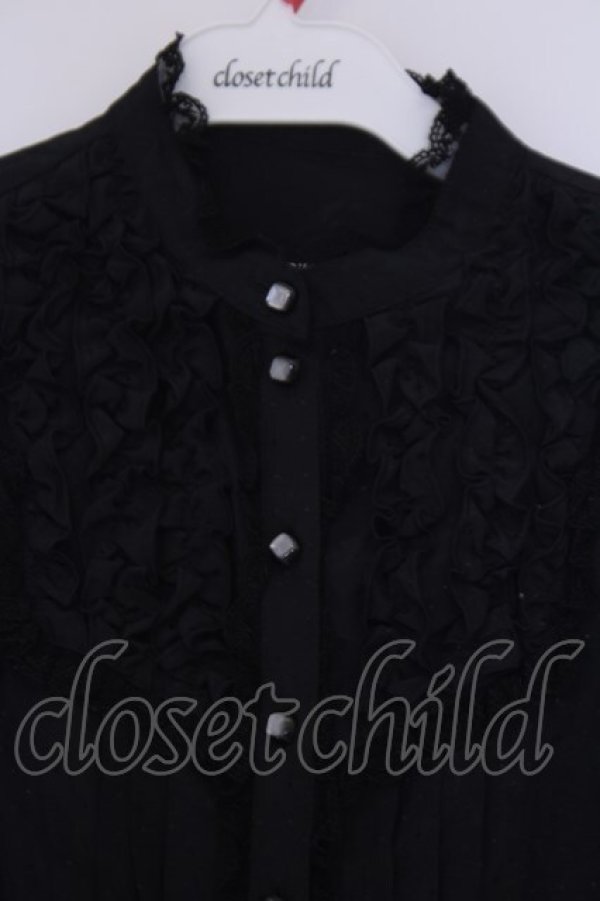 画像2: metamorphose / Tailor'sブラウス  クロ O-26-02-07-005-ME-BL-OW-OS (2)