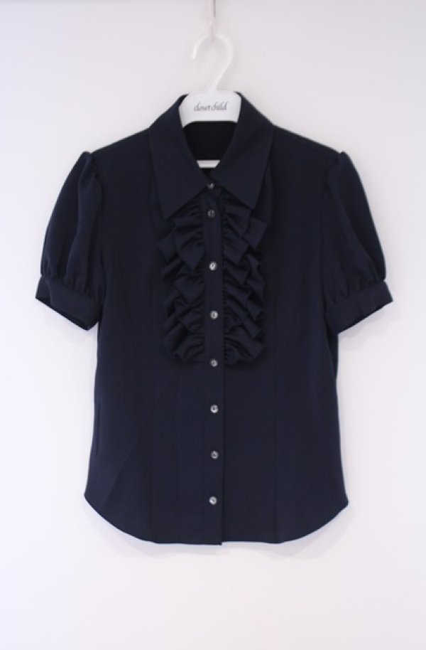画像1: NO.S PROJECT / リリーブラウス  ネイビー O-26-02-07-1001-LO-BL-OW-OS (1)