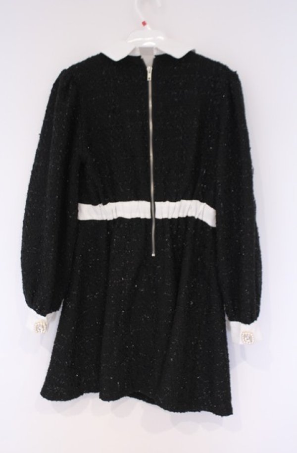 画像3: Swankiss / TS spring tweed O/P ワンピース F クロ O-26-02-07-1009-CA-OP-IG-OS (3)