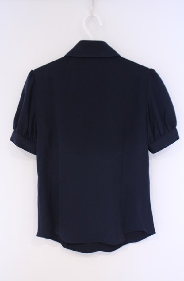 画像3: NO.S PROJECT / リリーブラウス  ネイビー O-26-02-07-1001-LO-BL-OW-OS (3)