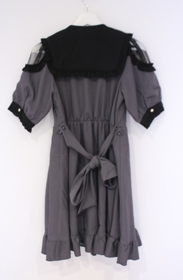 画像3: Amavel / Blooming Frill ワンピース F グレー O-26-02-07-1010-CA-OP-OW-OS (3)