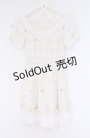 画像: Secret Honey / イースターワンピース(ミスバニー＆とんすけver) 2 アイボリー O-26-02-07-1011-CA-OP-OW-OS