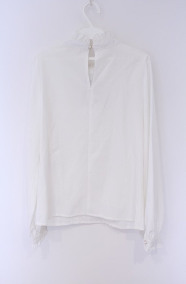 画像3: Lily Merry / スタンドネックブラウス M シロ O-26-02-07-1014-LO-BL-YM-OS (3)