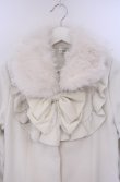 画像2: Lily Merry / ファー付きリボンコート M シロ O-26-02-07-1022-LO-CO-YM-OS (2)