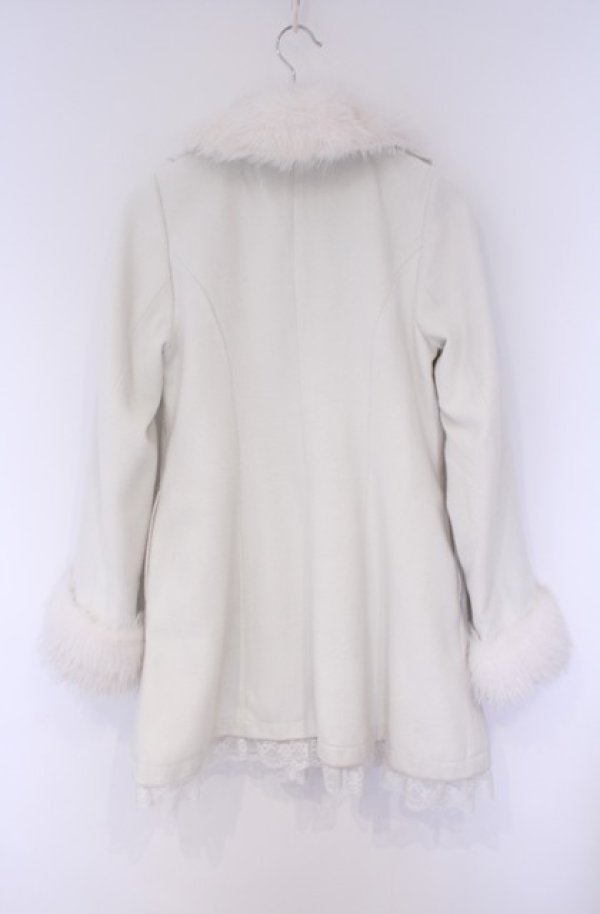 画像3: Lily Merry / ファー付きリボンコート M シロ O-26-02-07-1022-LO-CO-YM-OS (3)